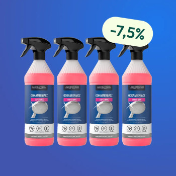 D-LUX Odkamieniacz 1000 ml - Zestaw 4 Butelek z Rabatem i Darmową Wysyłką