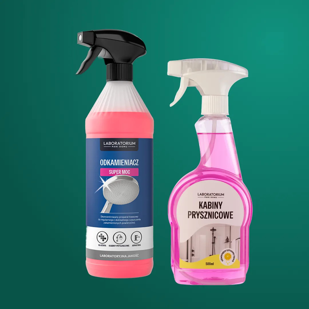 Zestaw D-LUX Odkamieniacz 1L + D-LUX Kabiny Prysznicowe 500ml