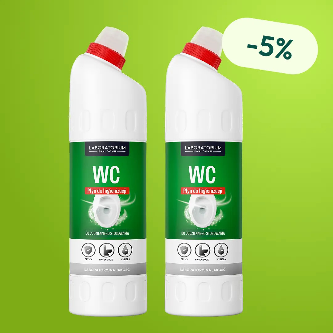 WC Płyn do higienizacji 1l - Zestaw 2 butelek z rabatem