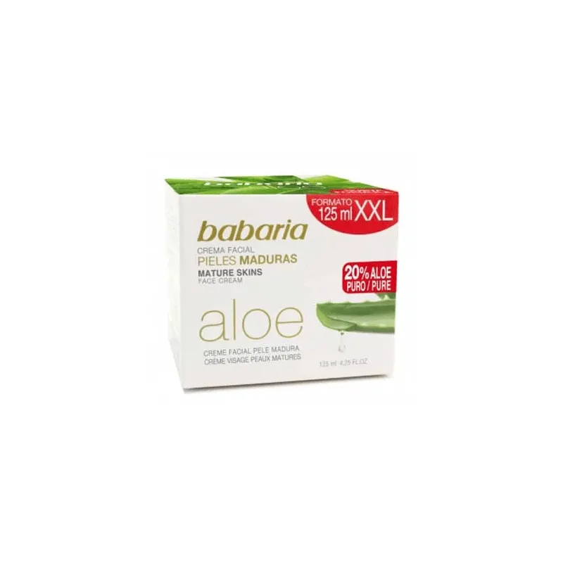 Babaria - Krem odżywczy XXL – 20% aloesu, olejek ze słodkich migdałów, masło shea i witamina E - 125 ml
