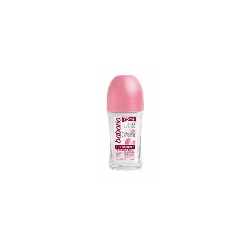 Babaria - Roll-on z różą piżmową i bawełną 75 ml Babaria - Roll-on z różą piżmową i bawełną 75 ml
