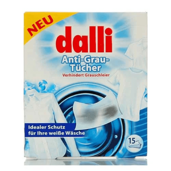 Dalii - Chusteczki do prania białych tkanin 15 szt