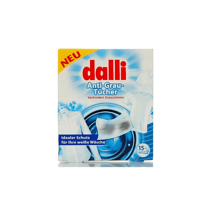 Dalii - Chusteczki do prania białych tkanin 15 szt Dalii - Chusteczki do prania białych tkanin 15 szt