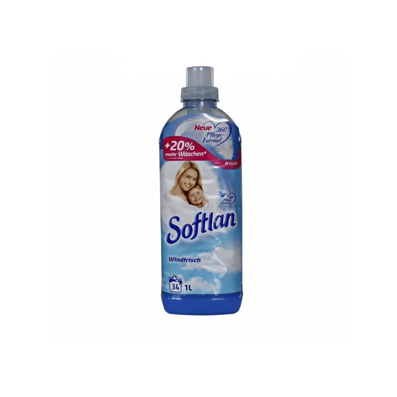 Softlan 1 l płyn do płukania na 34 płukania niebieski Softlan 1 l płyn do płukania na 34 płukania niebieski