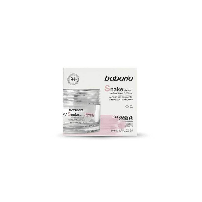 Babaria – Snake Venom Anti Wrinkle Cream 50ml Babaria – Snake Venom Anti Wrinkle Cream 50ml