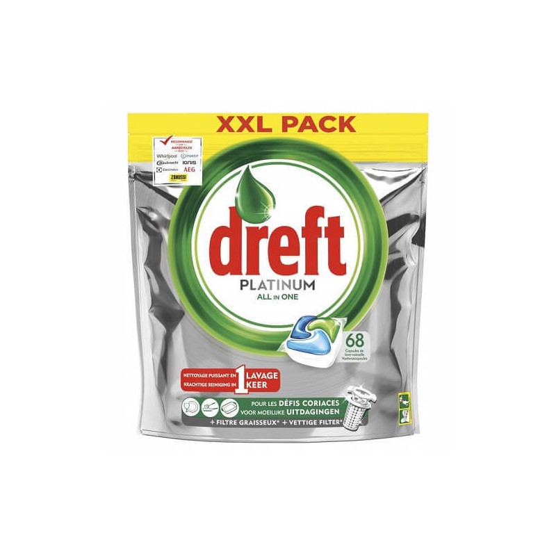 Dreft - Kapsułki do zmywarki 68 szt. Dreft - Kapsułki do zmywarki 68 szt.