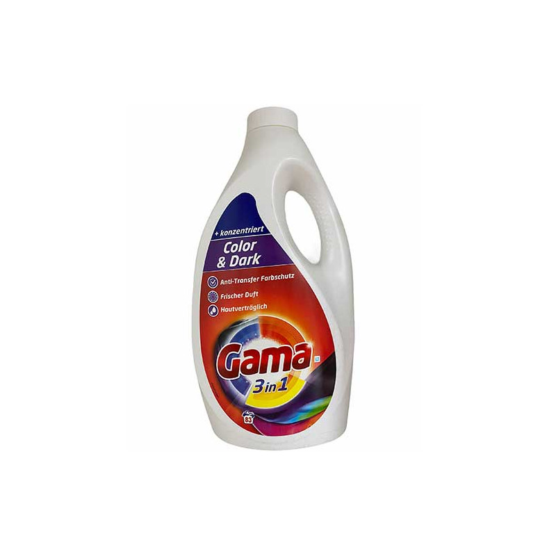 Gama (Vizir) - Żel do prania kolor&dark 4,15 L Gama (Vizir) - Żel do prania kolor&dark 4,15 L