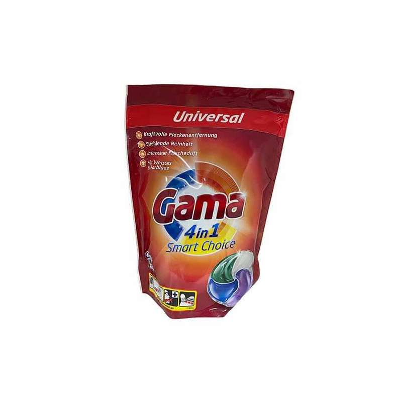 Gama (Vizir) - Uniwersalne kapsułki do prania tkanin 56 szt Gama (Vizir) - Uniwersalne kapsułki do prania tkanin 56 szt