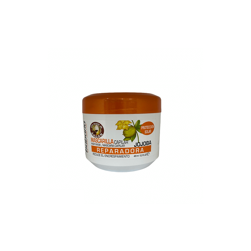 Babaria - Maska odżywczo - regenerująca do włosów z aloesem, olejkiem arganowym i filtrem UV - 400 ml Babaria - Maska odżywczo - regenerująca do włosów z aloesem, olejkiem arganowym i filtrem UV - 400 ml