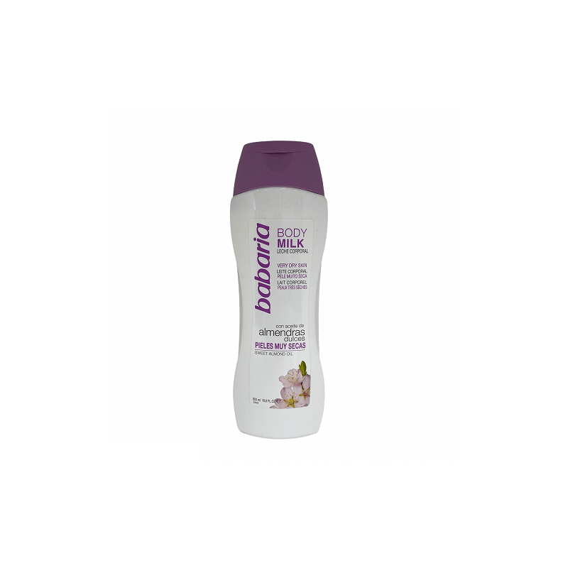 Babaria - Mleczko z olejkiem ze słodkich migdałów 500 ml Babaria - Mleczko z olejkiem ze słodkich migdałów 500 ml