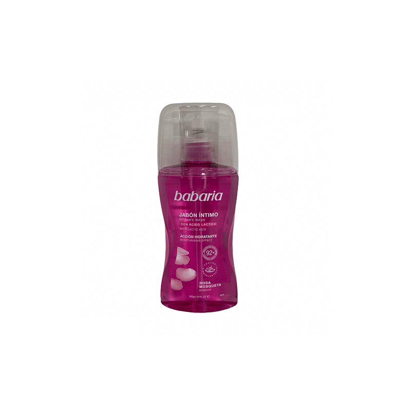 Babaria - Mydło w płynie do higieny intymnej - róża piżmowa 300 ml Babaria - Mydło w płynie do higieny intymnej - róża piżmowa 300 ml