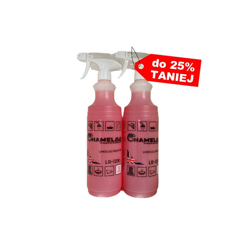 Chameloo Limescale Remover 1l - Odkamieniacz - Zestaw 2 butelek z rabatem Chameloo Limescale Remover 1l - Odkamieniacz - Zestaw 2 butelek z rabatem