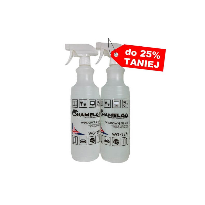 Chameloo Window and Glass 1 L - Zestaw 2 butelek z rabatem Chameloo Window and Glass 1 L - Zestaw 2 butelek z rabatem