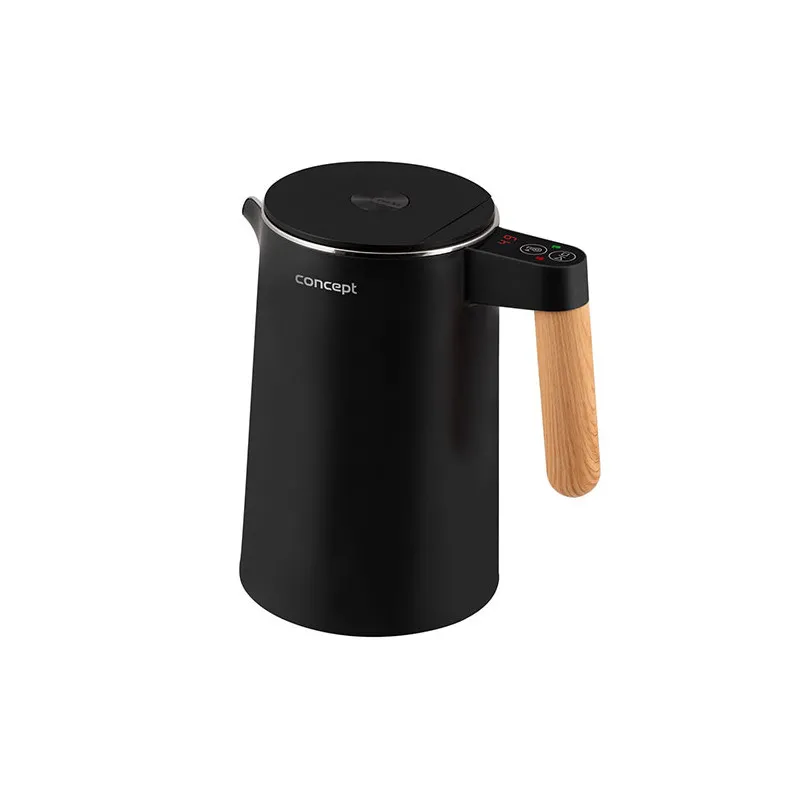 Concept - Czarny Czajnik ze stali nierdzewnej 1,5 l Salt & Pepper RK3300