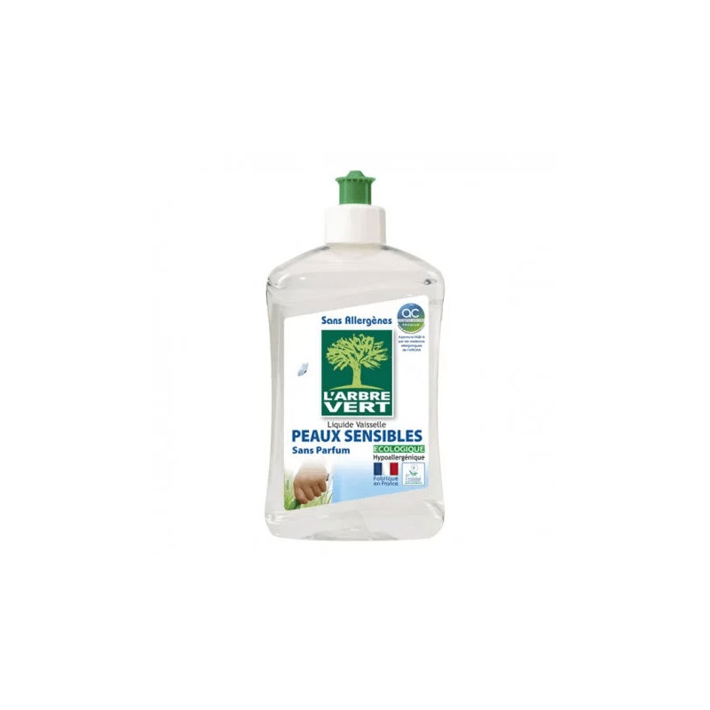 Larbre Vert - 2w1 płyn do mycia naczyń/mydło Sensitive 500 ml Larbre Vert - 2w1 płyn do mycia naczyń/mydło Sensitive 500 ml