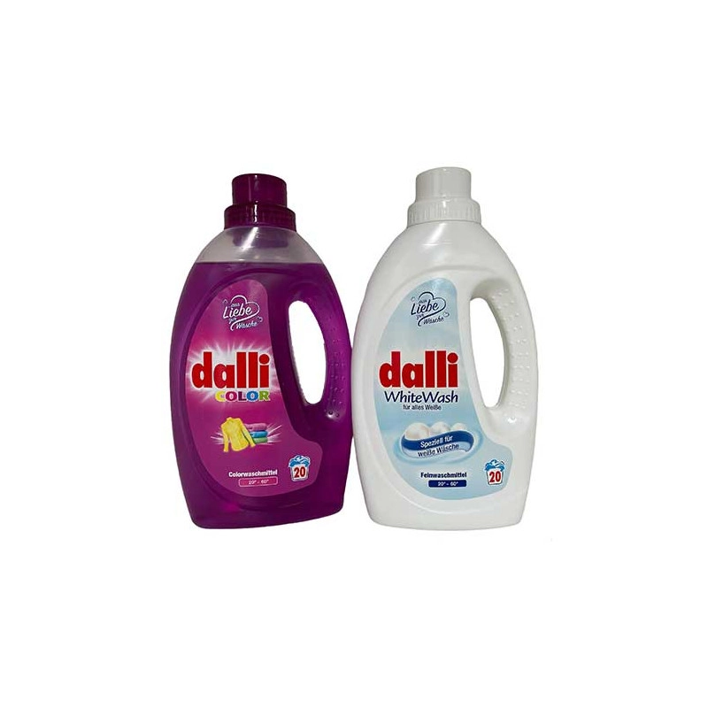 Zestaw Dalli Żel do Prania Color 1,1l + DALLI - Płyn do prania White Wash 1,1L