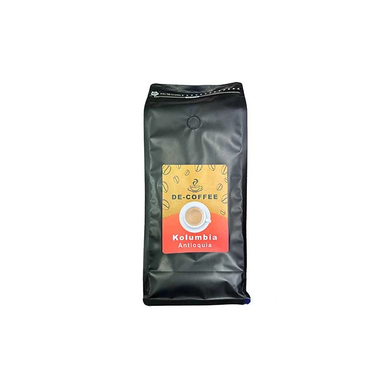 DE-COFFEE Kolumbia Antioquia 100% ARABICA 1000g.