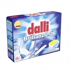 Dalli - Brillanz 2.0 Tabletki do zmywarki All in 1 40szt.