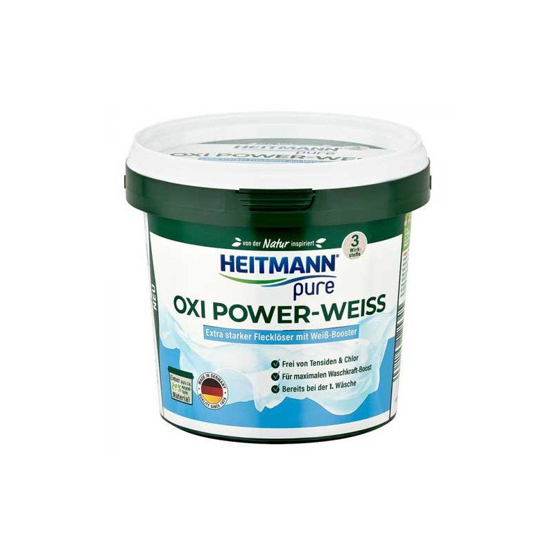 Heitmann - Odplamiacz OXI Biel 500g Heitmann - Odplamiacz OXI Biel 500g