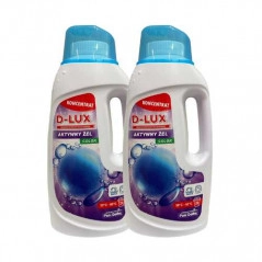 D-LUX - Aktywny Żel Do Prania 1,4 L Color Koncentrat - Zestaw 2 butelek z rabatem