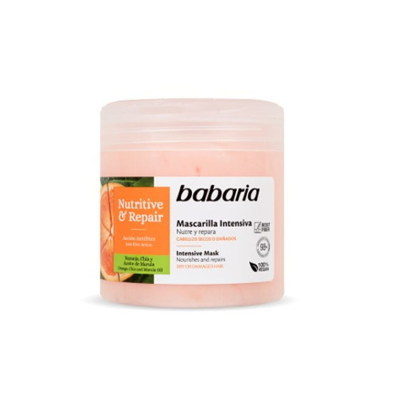 Babaria - Maska Do Włosów Suchych Lub Zniszczonych 400 ml Babaria - Maska Do Włosów Suchych Lub Zniszczonych 400 ml