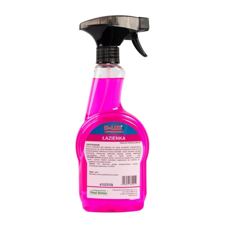 D-LUX Łazienka 500 ml - Zestaw 4 butelek z rabatem i Darmową Wysyłką D-LUX Łazienka 500 ml - Zestaw 4 butelek z rabatem i Darmową Wysyłką
