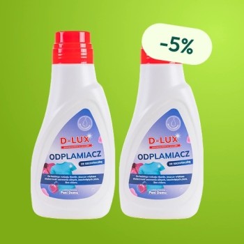 D-LUX Odplamiacz ze szczoteczką 250 ml  - Zestaw 2 Butelek z Rabatem
