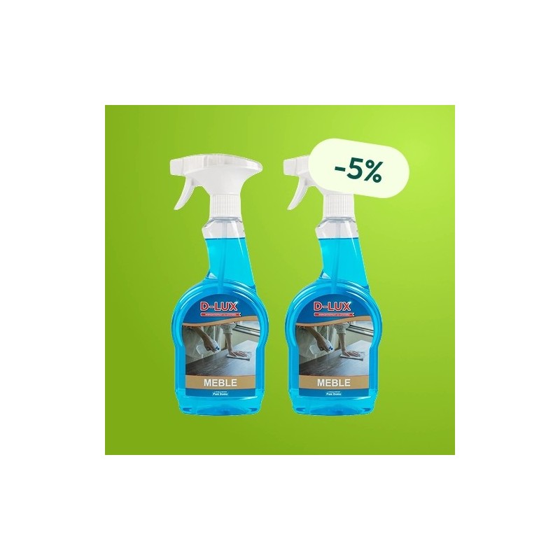 D-LUX Meble 500 ml - Zestaw 2 butelek z rabatem D-LUX Meble 500 ml - Zestaw 2 butelek z rabatem