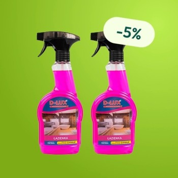 D-LUX Łazienka 500 ml - Zestaw 2 butelek z rabatem
