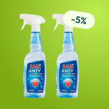 D-LUX Antybakteryjny 550 ml - Zestaw 2 Butelek z Rabatem