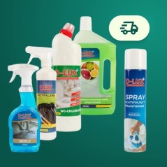 Zestaw podręczny 1 + D-LUX Spray Ułatwiający Prasowanie 300ml z Rabatem i Darmową Wysyłką