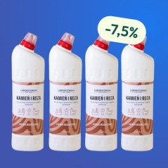 Laboratorium Pani Domu Kamień i rdza 1l o zapachu migdałowym - Zestaw 4 butelek z rabatem i darmową wysyłką