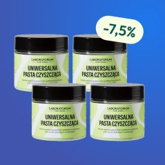 Laboratorium Pani Domu Uniwersalna pasta czyszcząca 500g - Zestaw 4 Opakowań z Rabatem