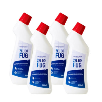 Laboratorium Pani Domu Żel do fug 750ml - Zestaw 4 Butelek z Rabatem