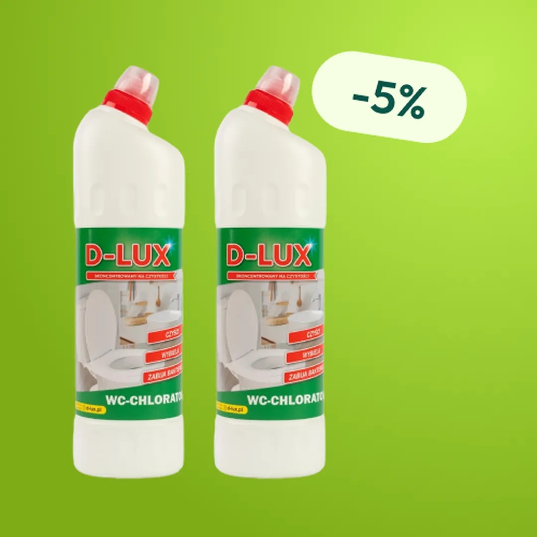 D-LUX WC-CHLORATOS 1l - Zestaw 2 butelek z rabatem