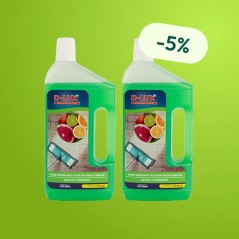 D-LUX Podłogi nabłyszczający Cytrus - Płyn do mycia podłóg 1 l - Zestaw 2 butelek z rabatem