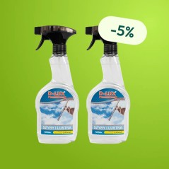 D-LUX - Płyn do szyb i luster z funkcją Antypary 500 ml - Zestaw 2 butelek z rabatem