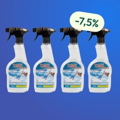 D-LUX - Płyn do szyb i luster z funkcją Antypary 500 ml  - Zestaw 4 butelek z rabatem i Darmową Wysyłką