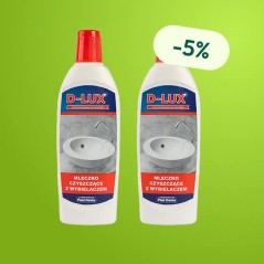 D-LUX - Mleczko Czyszczące Z Wybielaczem 500 Ml - Zestaw 2 butelek z rabatem