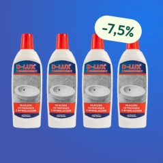 D-LUX - Mleczko Czyszczące Z Wybielaczem 500 Ml - Zestaw 4 butelek z rabatem i Darmową Wysyłką