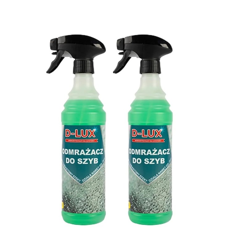 D-LUX - Odmrażacz Do Szyb 600 Ml - Zestaw 2 Butelek Z Rabatem D-LUX - Odmrażacz Do Szyb 600 Ml - Zestaw 2 Butelek Z Rabatem