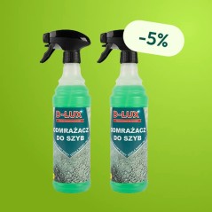 D-LUX - Odmrażacz Do Szyb 600 Ml - Zestaw 2 Butelek Z Rabatem