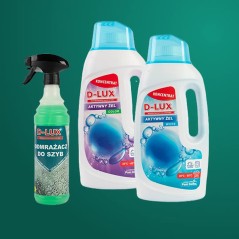 Odmrażacz Do Szyb 600 Ml + Aktywny Żel Kolor i Do Białego z Rabatem