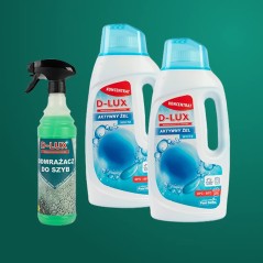 Odmrażacz Do Szyb 600 Ml + Aktywny Żel Do Białego 2x z Rabatem
