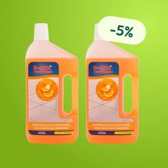 D-LUX Podłogi Bez Smug Brazylijska Pomarańcza - Zestaw 2 butelek z rabatem
