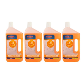 D-LUX Podłogi Bez Smug Brazylijska Pomarańcza - Zestaw 4 butelek z rabatem