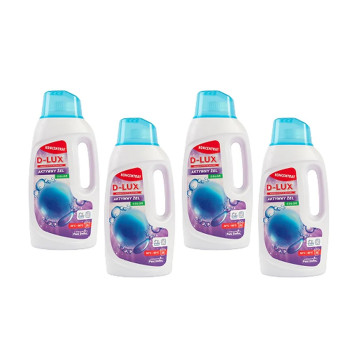 D-LUX - Aktywny Żel Do Prania 1,4 L Color Koncentrat - Zestaw 4 butelek z rabatem