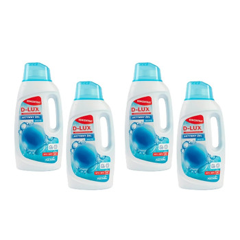 D-LUX - Aktywny Żel Do Prania 1,4 L White Koncentrat - Zestaw 4 butelek z rabatem
