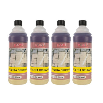 D-LUX - Kostka Brukowa 1l - Zestaw 4 Butelek z Rabatem i Darmową Wysyłką