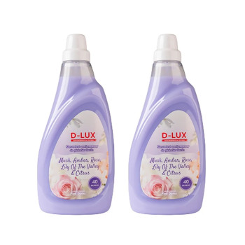 D-LUX Koncentrat Perfumowany - Musk, Amber, Rose, Lily Of The Valley & Citrus 1ll - Zestaw 2 Butelek z Rabatem